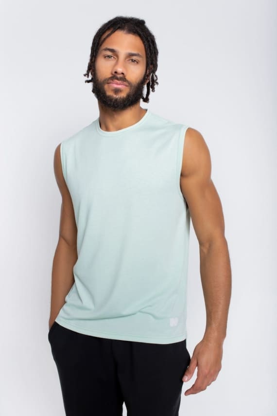 DSC 2069 Edited Edited Drirelease® Men's Tank Top. Mint Green