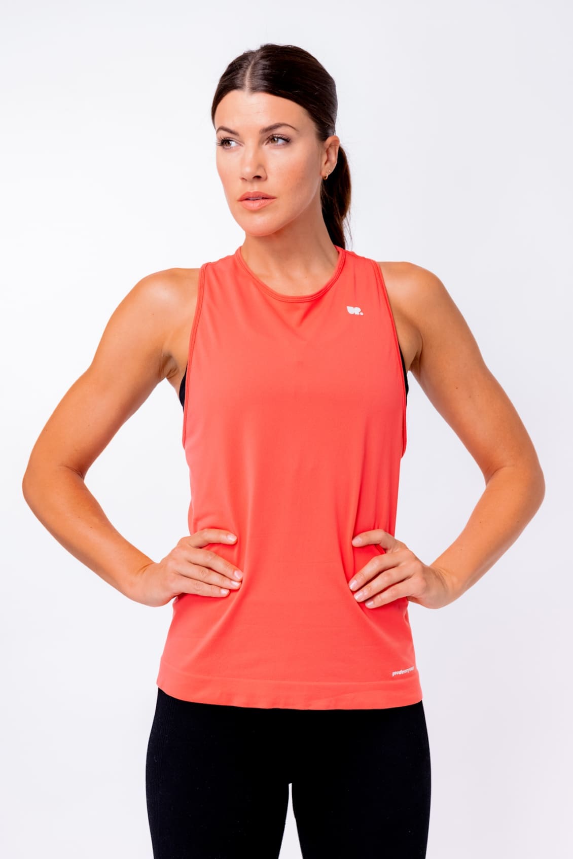 Sustainable Seamless Racer Back Tank Top - UP Clothing