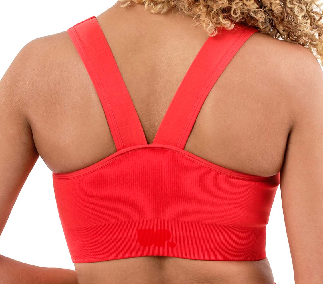 Women's Sports Bra Motion Control Zip High-Impact Sports Bra Wirefree Bra  Workout Crop Tops Longline Yoga Bra at  Women's Clothing store