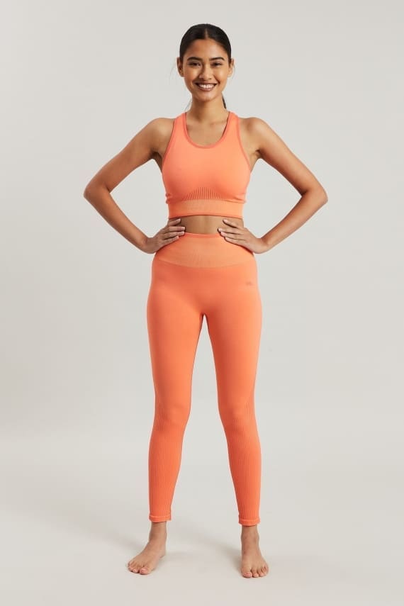 UniversalPerformance2309224659 Edited Seamless Universal Active Leggings. Coral