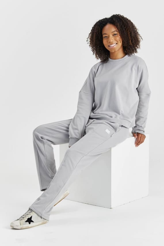 UniversalPerformance3004241612 Organic Cotton Relaxed Joggers - Ultimate Grey