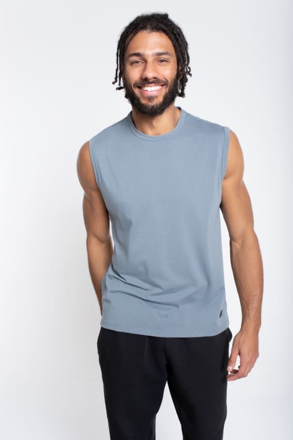 DSC 2032 Edited Edited Drirelease® Men's Tank Top. Grey